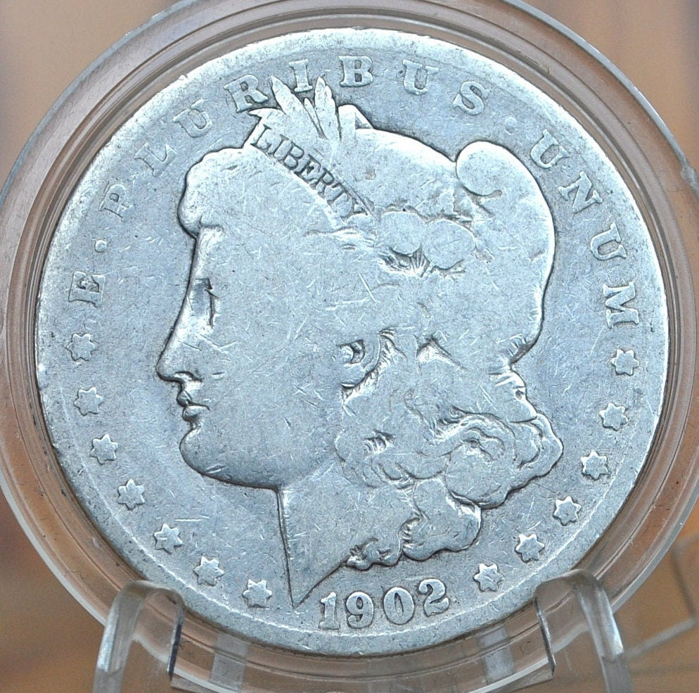 1902 Morgan Silver Dollar - Choose by Grade / Condition - 1902-P Morgan Dollar - 1902 Silver Dollar - No Mint Mark