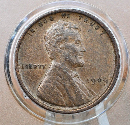 1909 Lincoln Wheat Penny - VF-MS63 (Very to Fine to Unc.) Grade / Condition - Philadelphia Mint - First Year Minted - 1909 P Wheat Cent 1909