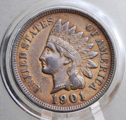 1901 Indian Head Penny - VG (Very Good) Condition - Indian Head Cent 1901