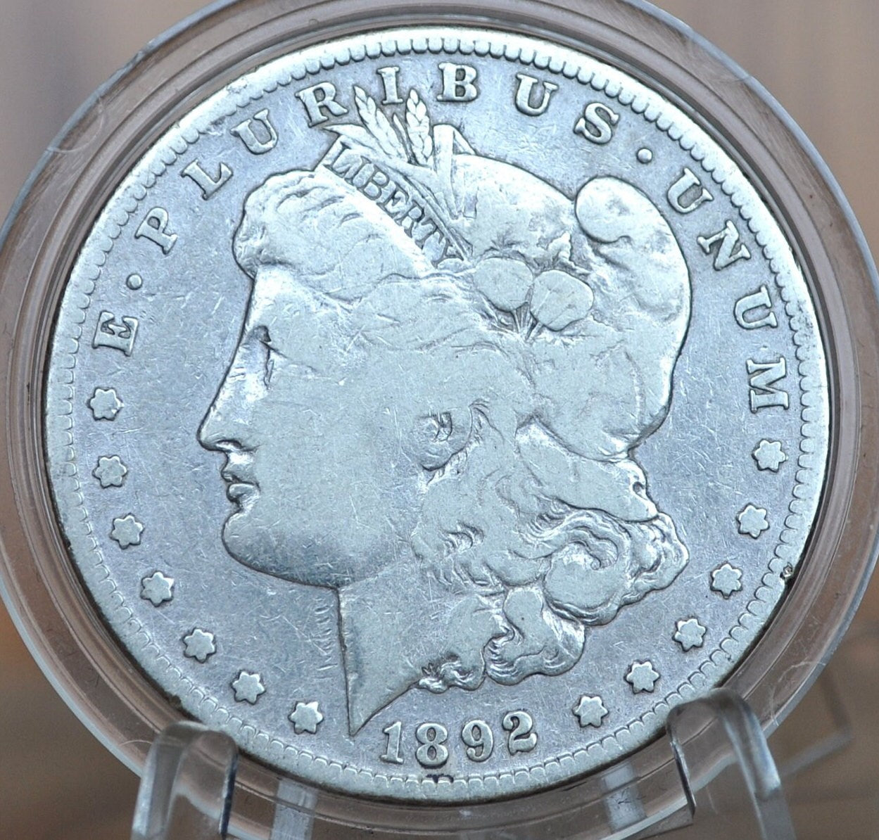 1892-S Morgan Silver Dollar - VG+ Grade / Condition - San Francisco Mint 1892 Morgan Dollar 1892S, Key Date