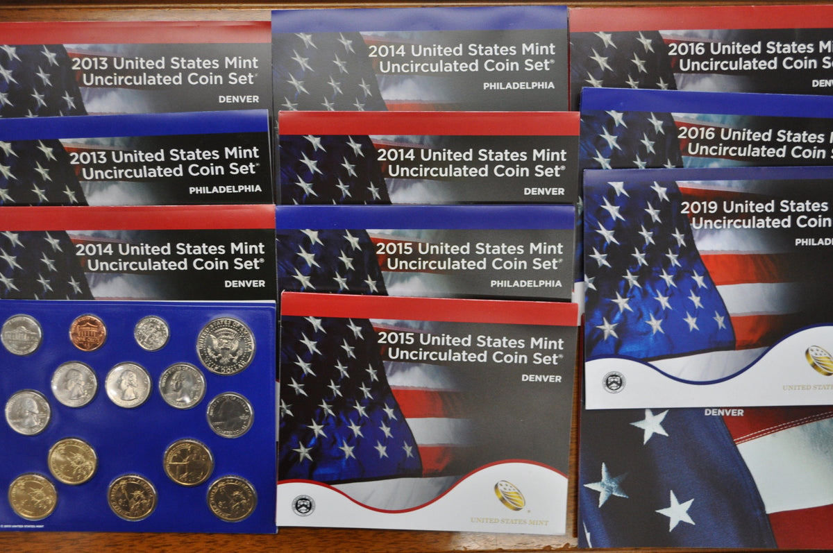 United States Mint Uncirculated Sets - Choose Date - 1965, 1968, 1969, 1970, 1972, 1973 & Many More Uncirculated Sets 80's, 90's, 2000's