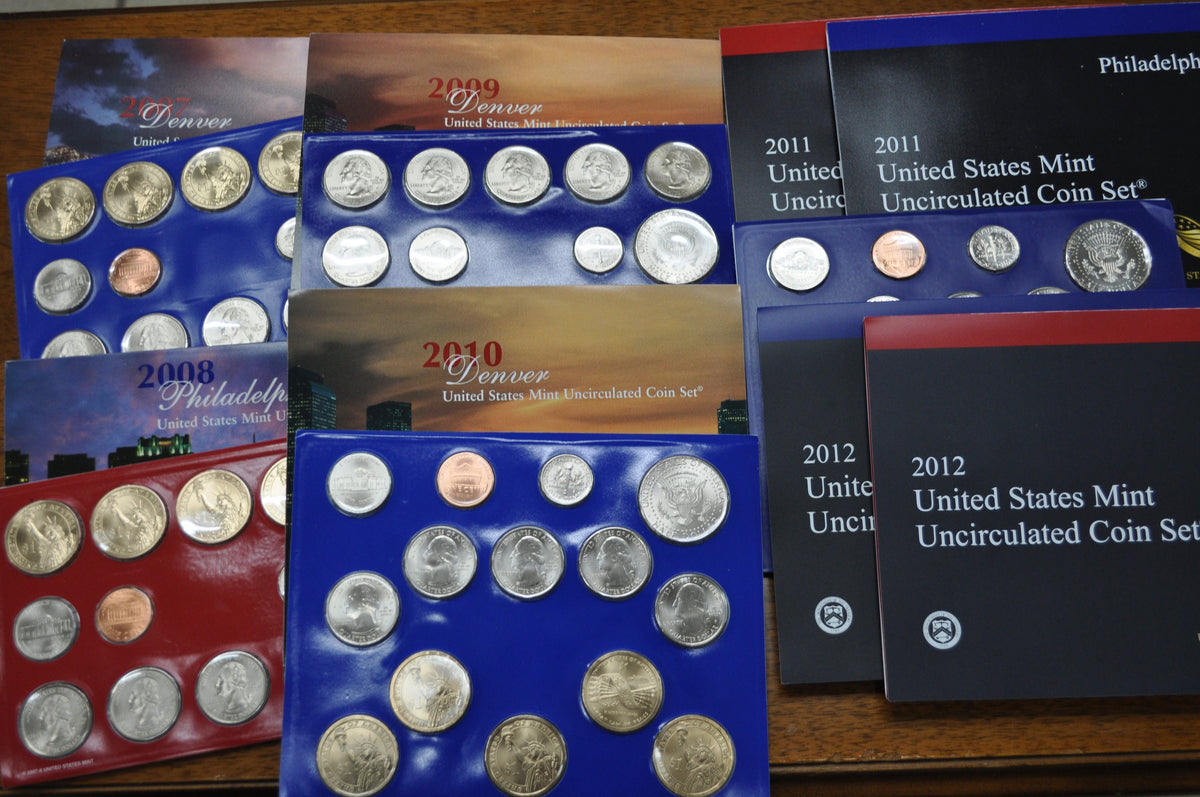 United States Mint Uncirculated Sets - Choose Date - 1965, 1968, 1969, 1970, 1972, 1973 & Many More Uncirculated Sets 80's, 90's, 2000's
