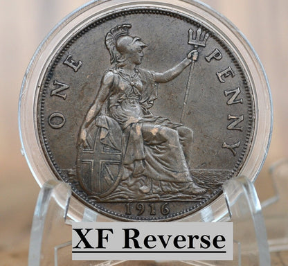 UK Pennies 1900-1936 - Choose By Date and Grade - Great Britain Penny 10s 1920s and 1930s Penny - 10s 1920, 1921, 1929, 1930,& More