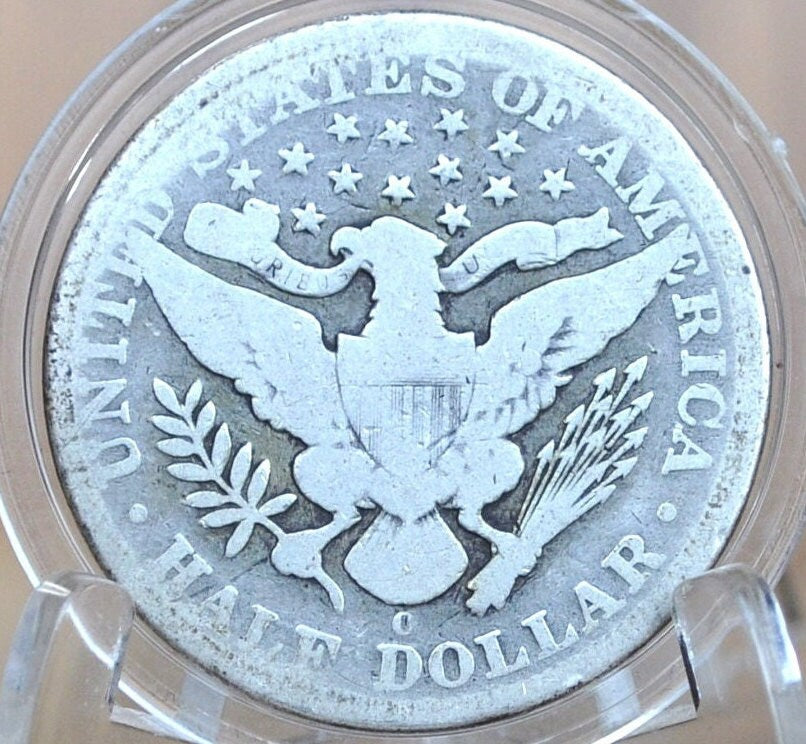 1894-O Barber Half Dollar - G (Good) Grade / Condition - 1894O Barber Silver Half Dollar 1894 New Orleans Mint - Better Date!