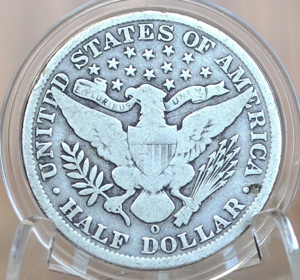 1905-O Barber Half Dollar - VG (Very Good) Grade / Condition - 1905O Barber Silver Half Dollar 1905 New Orleans Mint - Better Date!
