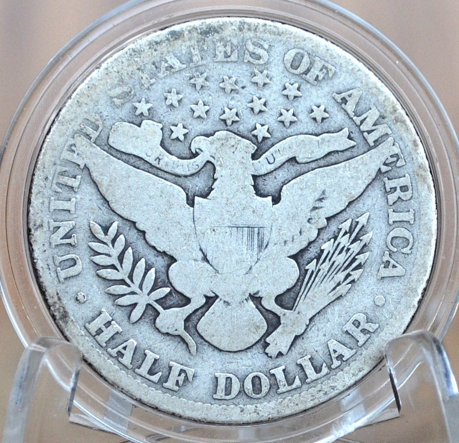 1907 Barber Silver Half Dollars, P,D,O,S Mints - Choose by Mint & Grade/Condition, 1907 D Half Dollar 1907S Barber 1907 O