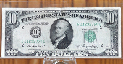 1950 10 Dollar Bill - VF/XF - 1950 Ten Dollar Federal Reserve Note - Fr#2010-Fr#2015B