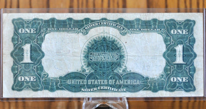1899 1 Dollar Silver Cert. Black Eagle Fr#236 - VF+ (Very Fine) Grade - Rare Note 1899 Large Note 1 Dollar Bill 1899 Silver Cert Fr236