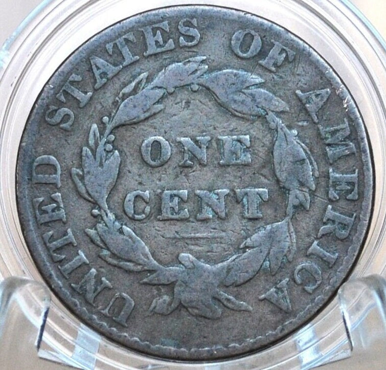 1827 Matron Head Large Cent - VG (Very Good), Better Date! - 1827 Liberty Head Cent - 1827 US Large Cent - Matron Head 1816 to 1835