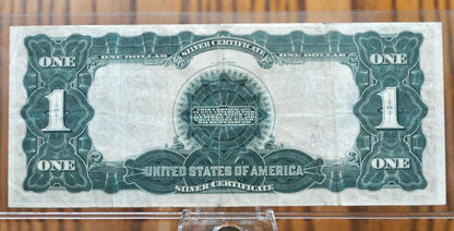 1899 1 Dollar Silver Cert. Black Eagle Fr#236 - XF (Extremely Fine) Grade - Rare Note 1899 Large Note 1 Dollar Bill 1899 Silver Cert Fr236