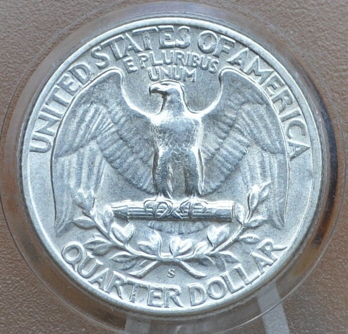 1945-S Washington Silver Quarter - F-AU (Fine to About Uncirculated) Grade / Condition - San Francisco Mint - 1945 S Silver Quarter 1945 S