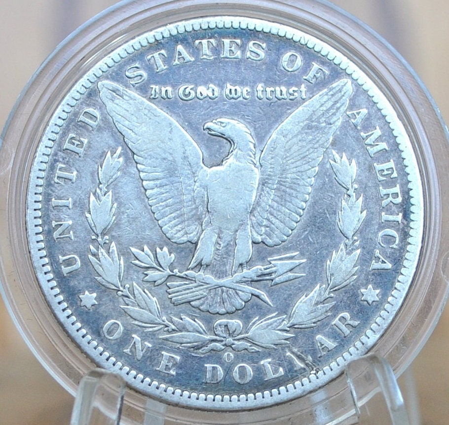 1895-O Morgan Dollar, Authentic Semi-Key Date - VF Details, Some Obverse Nicks - 1895 O Morgan Silver Dollar 1895O Silver Dollar, Tough Date