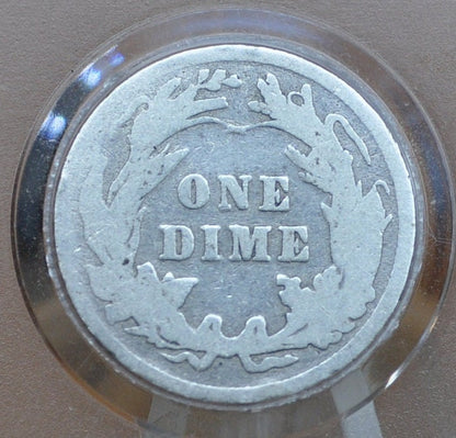 1909 Barber Silver Dime - Choose by Grade / Condition - 1909 P Silver Dime 1909P