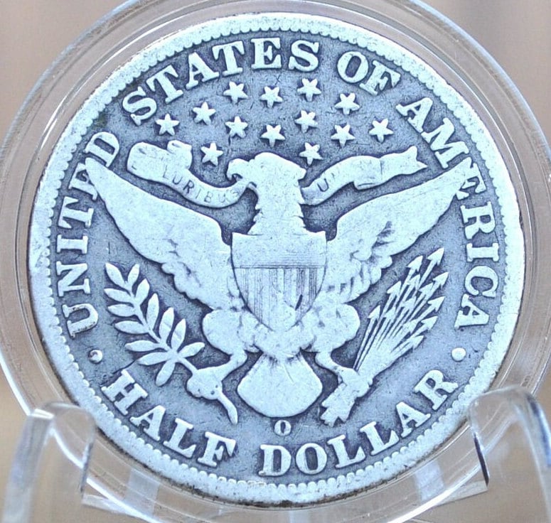 1898-O Barber Half Dollar - VG (Very Good) Grade / Condition - 1898O Barber Silver Half Dollar 1898 New Orleans Mint - Better Date!