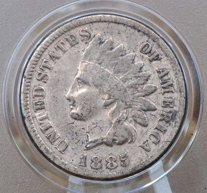 1885 Indian Head Penny - Choose by Grade/Condition - Rarest of the 1880's - Indian Head Cent 1885 Cent