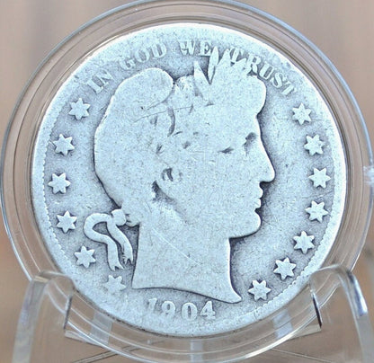 1904 Barber Half Dollars P,O,S Mints - Choose by Mint / Grade - 1904O Barber Silver Half Dollar 1904 S New Orleans Mint - Better Dates