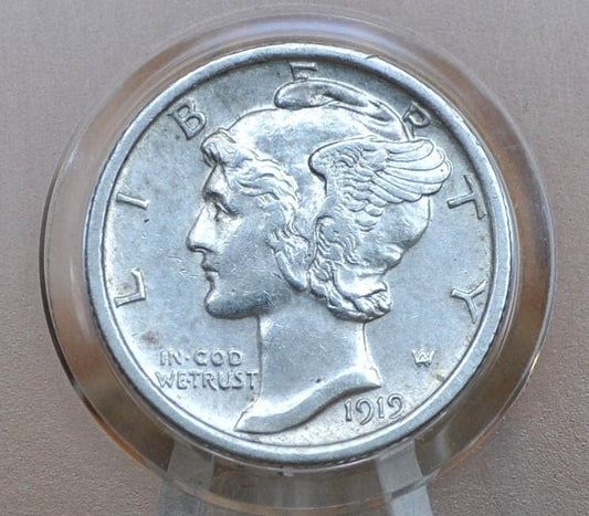 1919 Mercury Silver Dime - Choose by Grade / Condition - Philadelphia Mint - 1919 P Winged Liberty Head Silver Dime 1919 P