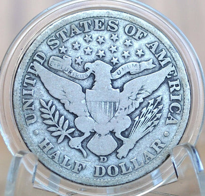 1906 Barber Half Dollars P,D,O,S - Choose by Mint & Grade - 1906 Silver Half Dollar - 1906D Barber - 1906 O Half Dollar 1906S