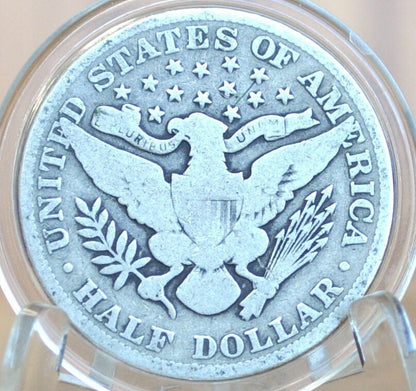 1902 Barber Half Dollar - G/VG (Good-Very Good) - Philadelphia Mint - 1902 Barber Silver Half Dollar