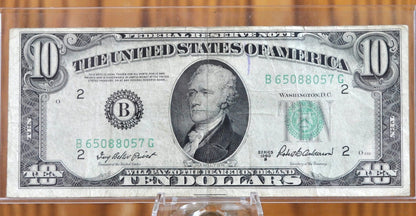 1950 10 Dollar Bill - Choose by Grade - 1950 Ten Dollar Federal Reserve Note - Fr#2010-Fr#2015B