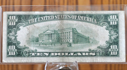 1950 10 Dollar Bill - VF/XF - 1950 Ten Dollar Federal Reserve Note - Fr#2010-Fr#2015B