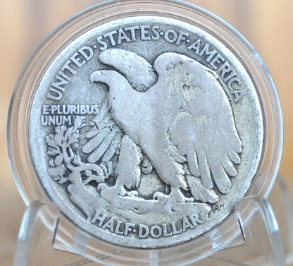1917-S Obverse & Reverse S Walking Liberty Silver Half Dollar - Choose By Type And Grade -San Francisco Mint- Obverse S 1917 S Wlh