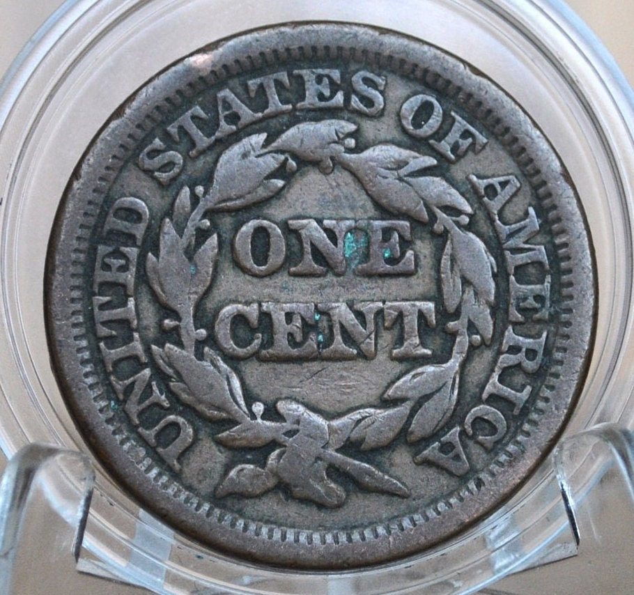 1847 Braided Hair Large Cent - Choose by Grade / Condition - 1847 Coronet Cent - 1847 US Large Cent - Braided Hair 1839 to 1857