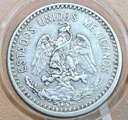 1907 20 Centavos Mexico Silver - XF (Extremely Fine) Grade/Condition - Mexican 20 Centavos 1907 Silver, Great Coin!