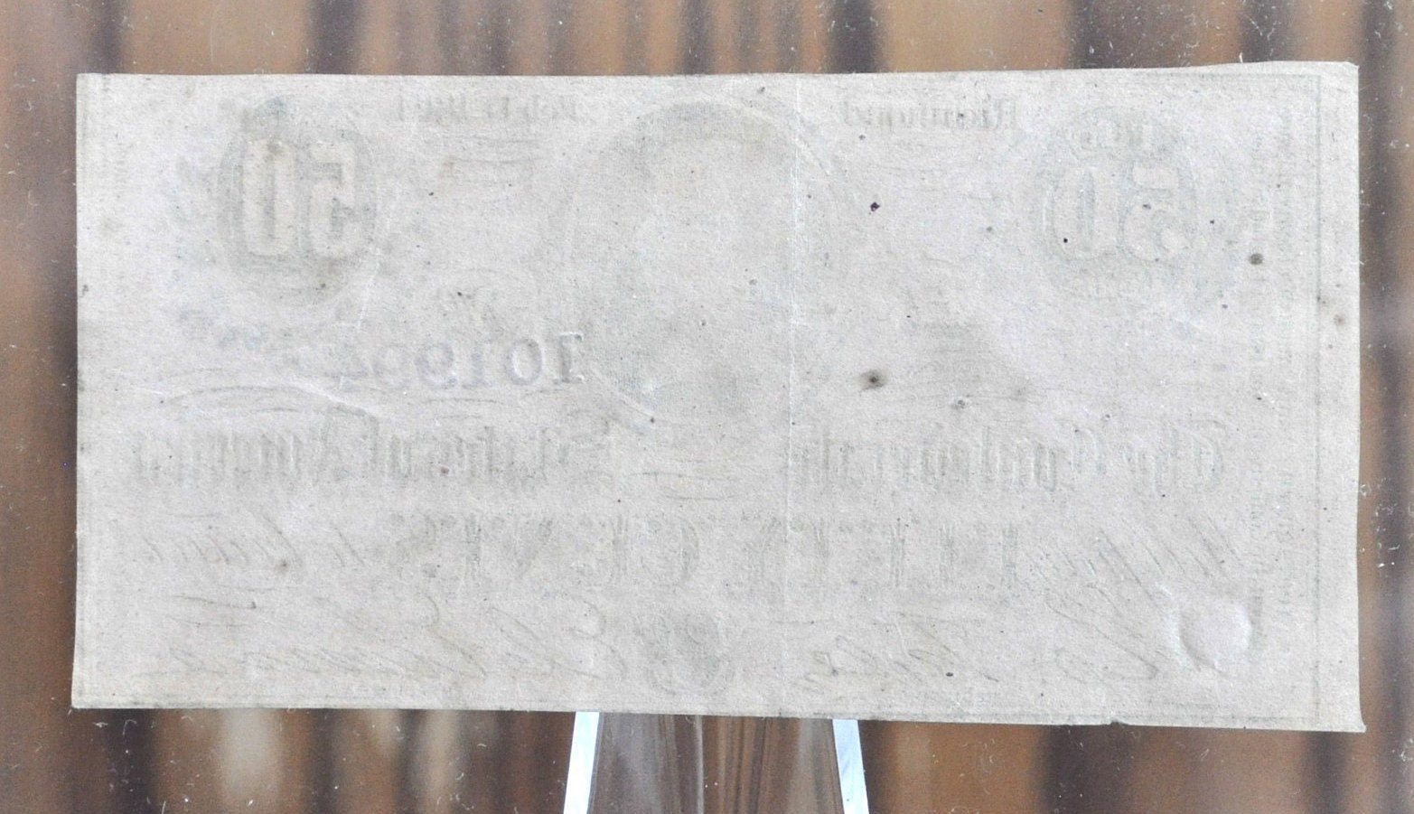 1864 50 Cent Fractional Currency - Choose by Note - Confederate Fractional Note Fifty Cent Jefferson Davis Type - Confederate 50 Cent