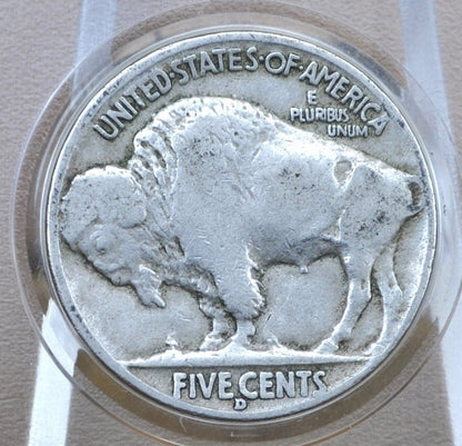 1919-D Buffalo Nickel - G (Good) Condition with prior corrosion - Denver Mint - 1919D Nickel 1919-D Indian Head Nickel 1919 D - Better Date