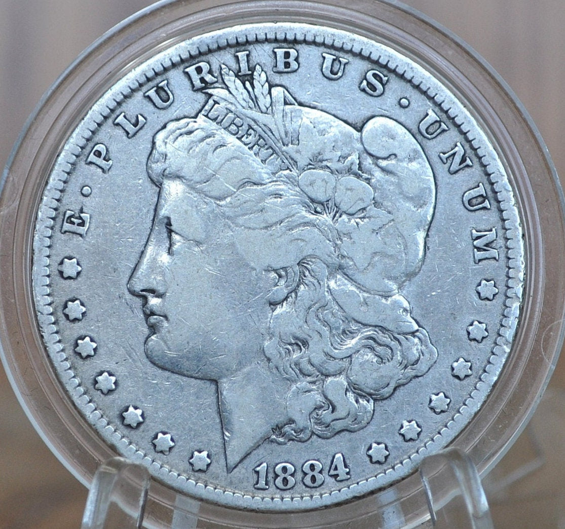 1884 Morgan Silver Dollar - XF (Extremely Fine) - Philadelphia Mint - Silver Dollar 1884 P - 1884 P Morgan Dollar