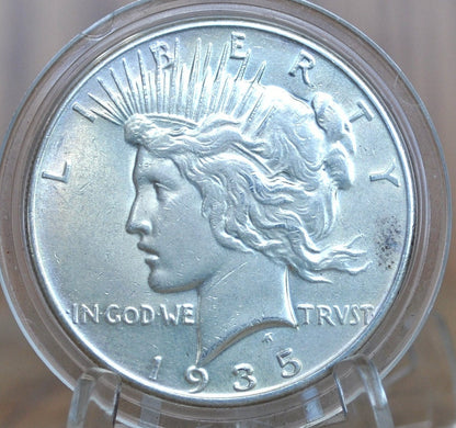 1935 Peace Silver Dollar - Choose by Grade - Philadelphia Mint - 1935 P Peace Dollar -Last Year Produced- 1935P Silver Dollar 1935