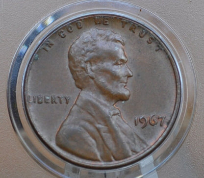 1967 Lincoln Memorial Penny - BU - Philadelphia Mint - Collectible Coin - 1967 Penny