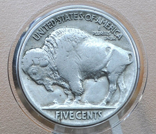 1920 Buffalo Nickel - VG-VF (Very Good to Very Fine) Grade / Condition - Vintage US Coin - Clear Date 1920 Nickel Indian Head Nickel 1920 P