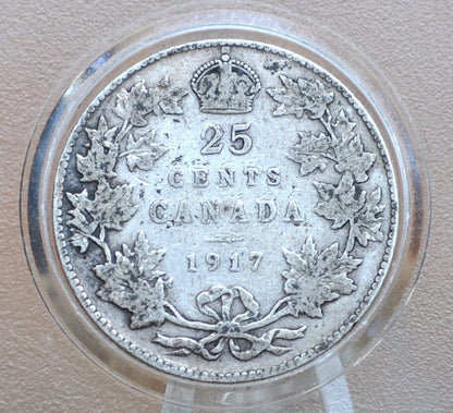 1918-1936 Canadian Silver Quarters - King George V - 92.5% Silver Quarters, Choose by Date - Canadian Coin Collection - Old Canada 25 Cents