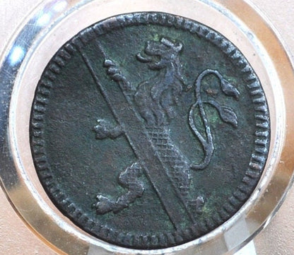 Very Rare 1772 German States 1 Heller - Great Detail - Heller 1772 Adam Frederick Bishopric of Bamberg, KM133, Bamberg Heller 1772