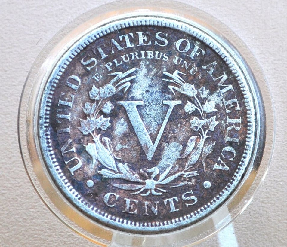 1888 Liberty Head Nickel - Choose by Grade - Key Date - 1888 V Nickel - Philadelphia Mint - 1888 Nickel - Rarer V Nickel Date