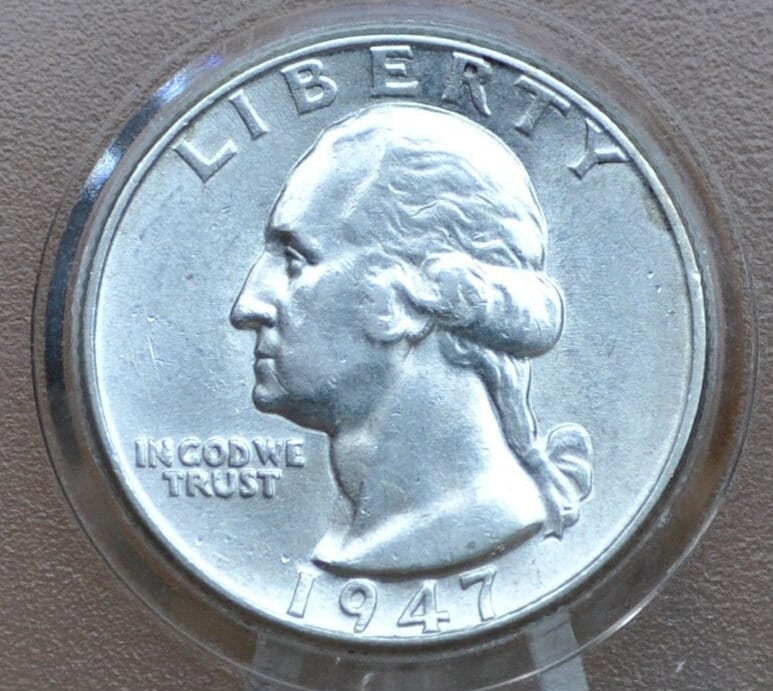 1947 Washington Silver Quarter - Philadelphia Mint