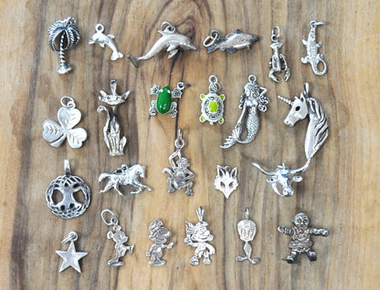 Even More Vintage Sterling Silver Charms! Choose by Charm! Bracelet Charms, Working Charms, Animal Charms, Spiritual Charms, + many more!