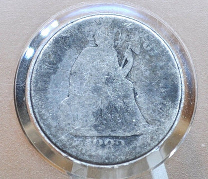 1883 Seated Liberty Dime - AG (About Good) - 1883 Silver Dime / 1883 Liberty Seated Dime US 1 Dime From 1883