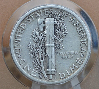 1916-S Mercury Silver Dime - Choose by Grade - San Francisco Mint - 1916 S Winged Liberty Head Silver Dime Mercury 1916S