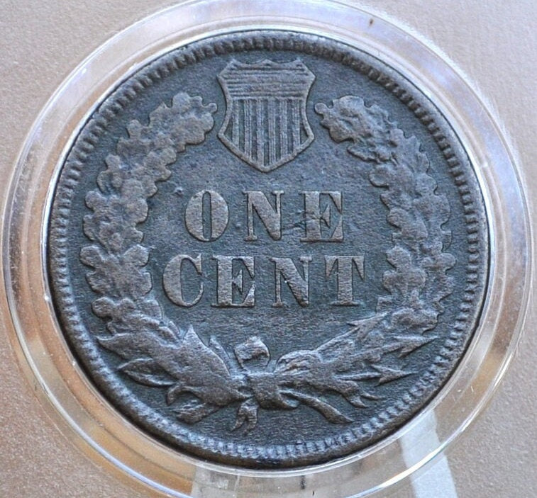 1876 Indian Head Penny - G-VG (Good to Very Good) Grade; Choose by Grade - Indian Head Cent 1876 - Good Date, Harder to Find