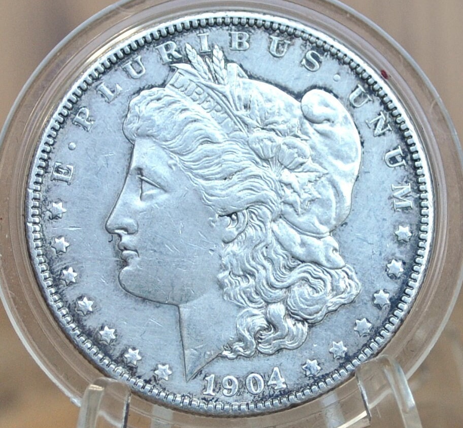 1904 Morgan Silver Dollar - Choose by Grade / By Coin - 1904 Morgan Dollar - 1904 Silver Dollar - No Mint Mark - Better Date - Last Year