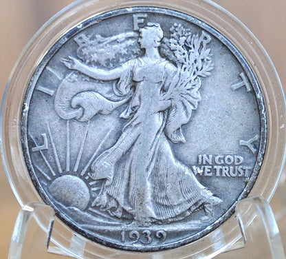 1939-S Walking Liberty Silver Half Dollar - Choose by Grade / Condition - San Francisco Mint- 1939S Half Dollar 1939 S Silver Wlh 1939 S