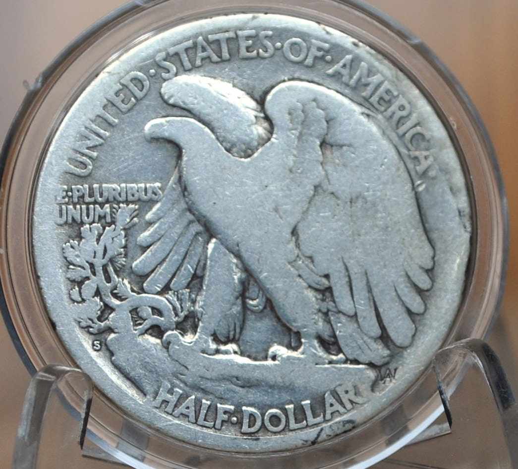 1919-S Walking Liberty Half Dollar - Choose by Grade - Silver Half Dollar - San Francisco Mint 1919 S WLH 1919 S Half Dollar