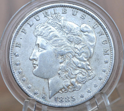 1885 Morgan Silver Dollar - XF-BU (Extremely Fine to Uncirculated [MS60+]), Choose by Grade 1885 P Morgan Dollar 1885 Silver Dollar