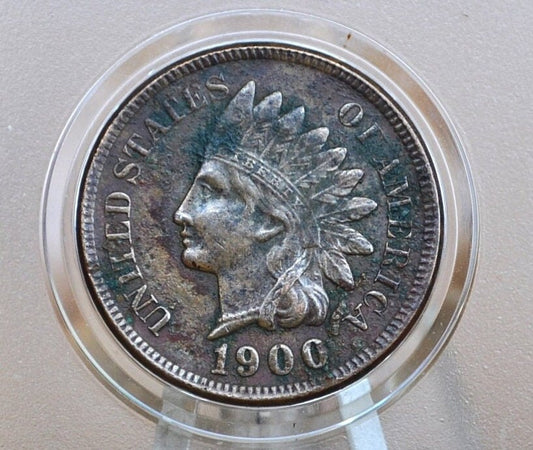 1891 Indian Head Penny - XF Detail With Corrosion Spotting - Discount Coin - 1891 Indian Cent 1891 US One Cent