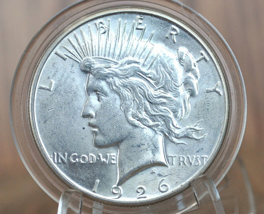 1926-S Peace Dollar - Choose By Grade Vf-Bu (Very Fine To Uncirculated) - San Francisco Mint - 1926 S Silver Dollar 1926 S Peace Dollar