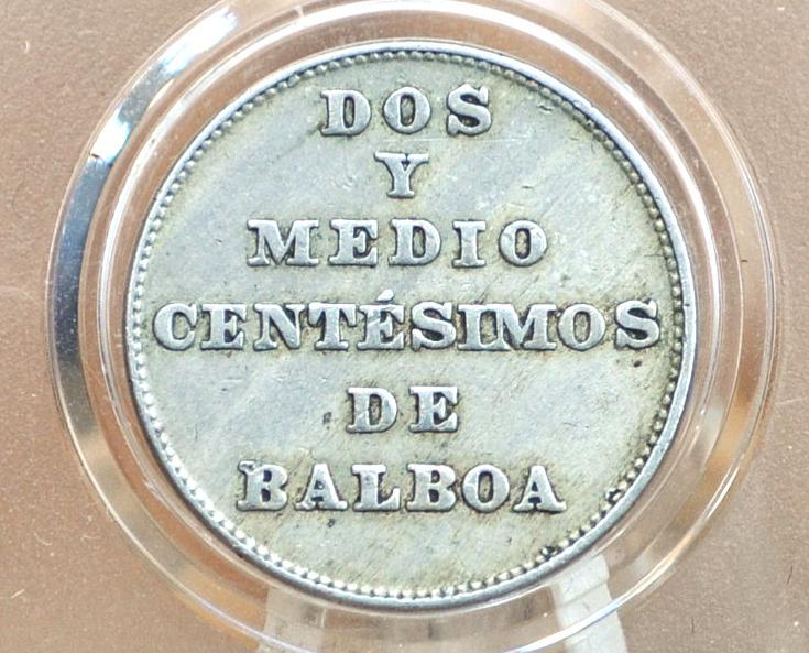 1940 Panama 2 1/2 Centesimos - XF/AU - Two and a Half Centesimos Coin 1940 Panama, Only 1.2 Million Made, High Grade