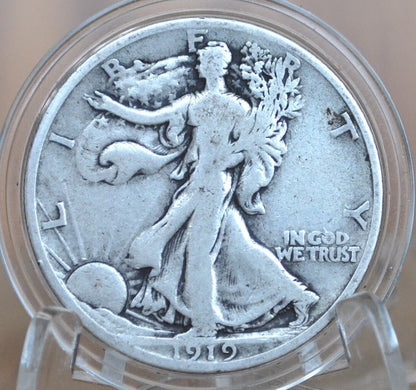 1919 Walking Liberty Half Dollar - Silver Half Dollar 1919 P - Philadelphia Mint 1919 P Wlh 1919 P Half Dollar, Key Date